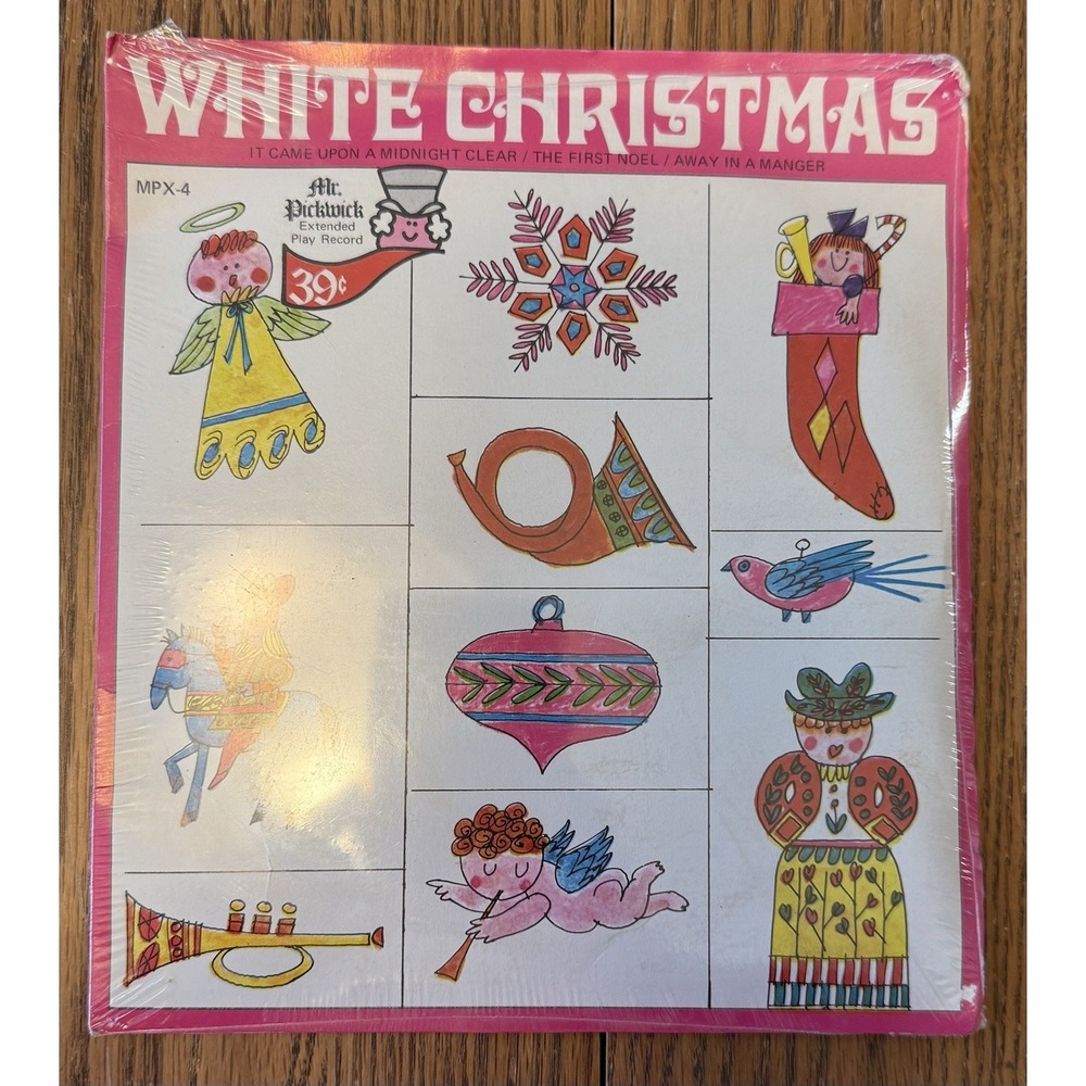 WHITE CHRISTMAS Mr. Pickwick Record NEW and SEALED Vintage 45RPM EP